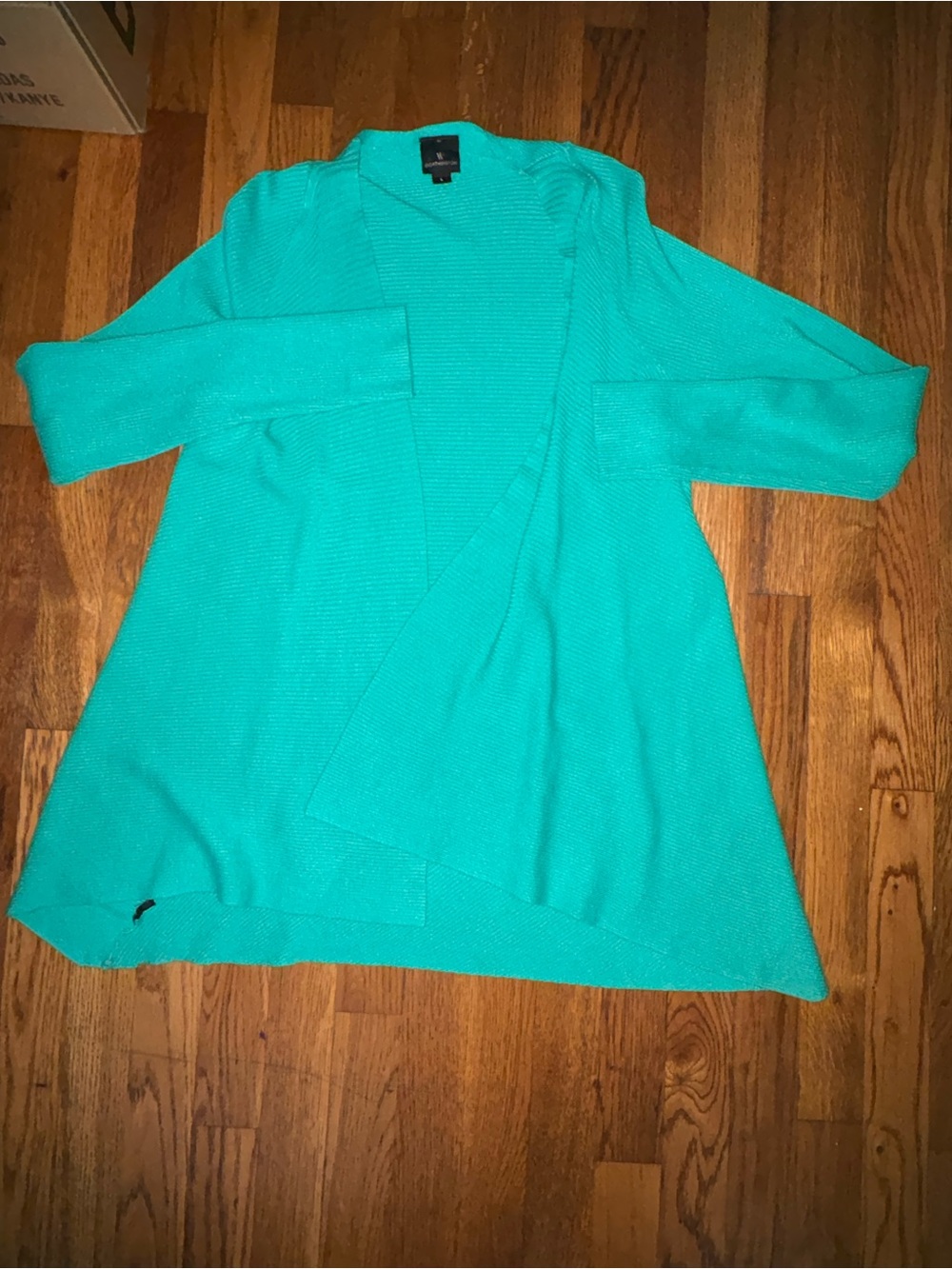 Worthington Turquoise Open-Front Women’s Cardigan